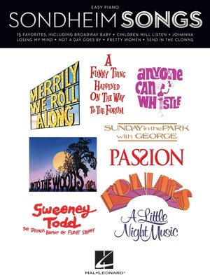 cover image of Sondheim Songs for Easy Piano (Songbook)